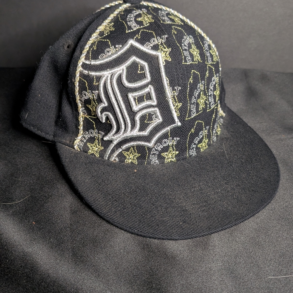Detroit Black and Gold Cap